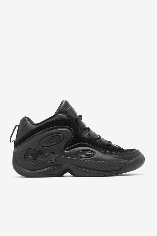 Fila Trainers Mens Black Grant Hill 3 - Ireland 92685-MINA